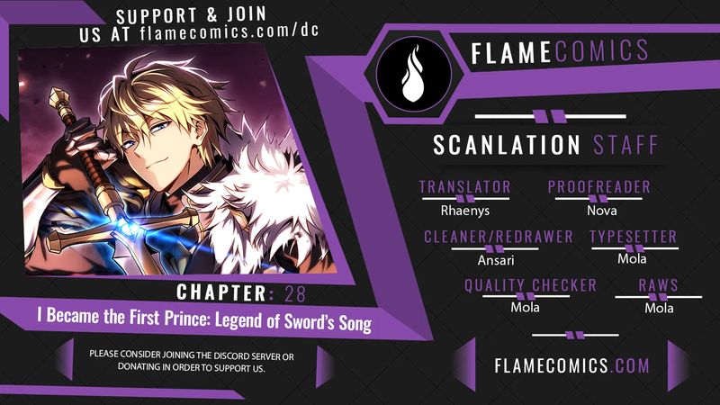 I Became the First Prince: Legend of Sword’s Song - Chapter 28 Page 1