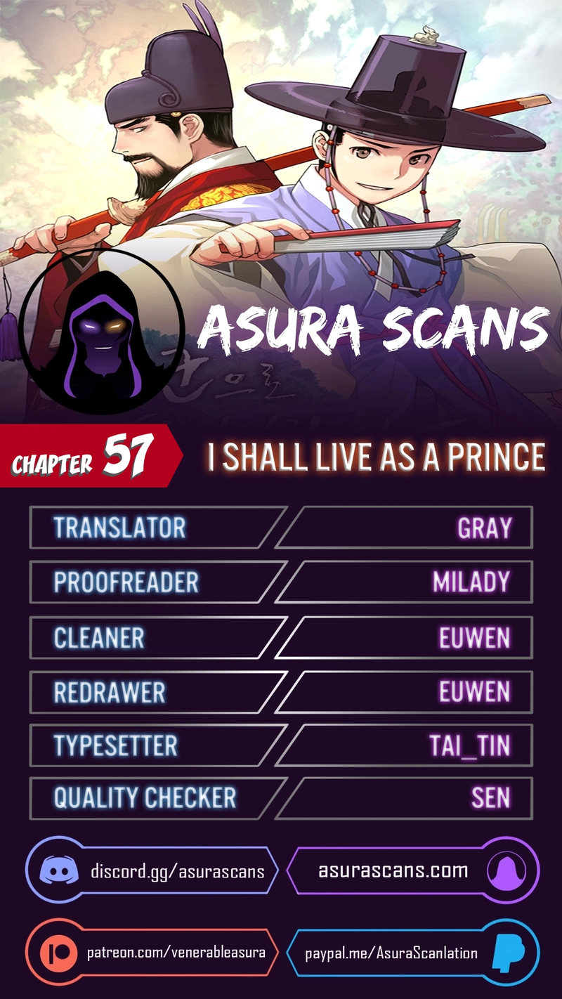 I Shall Live as a Prince - Chapter 57 Page 1
