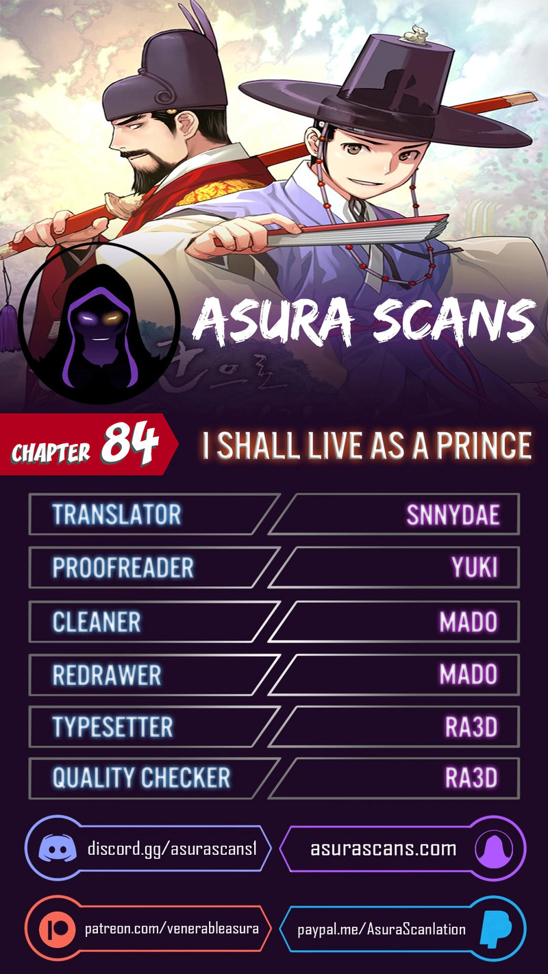 I Shall Live as a Prince - Chapter 84 Page 1
