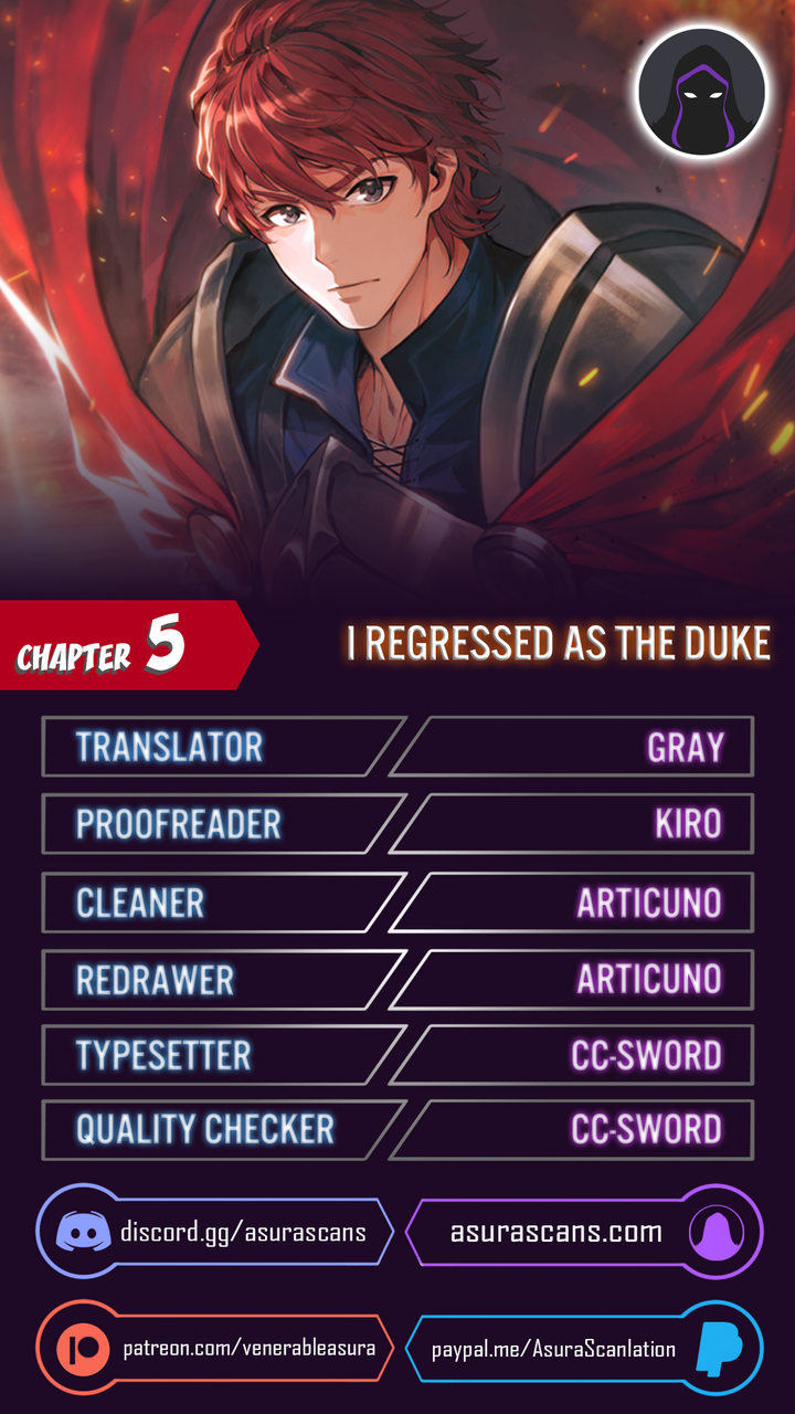 I Regressed As The Duke - Chapter 5 Page 1