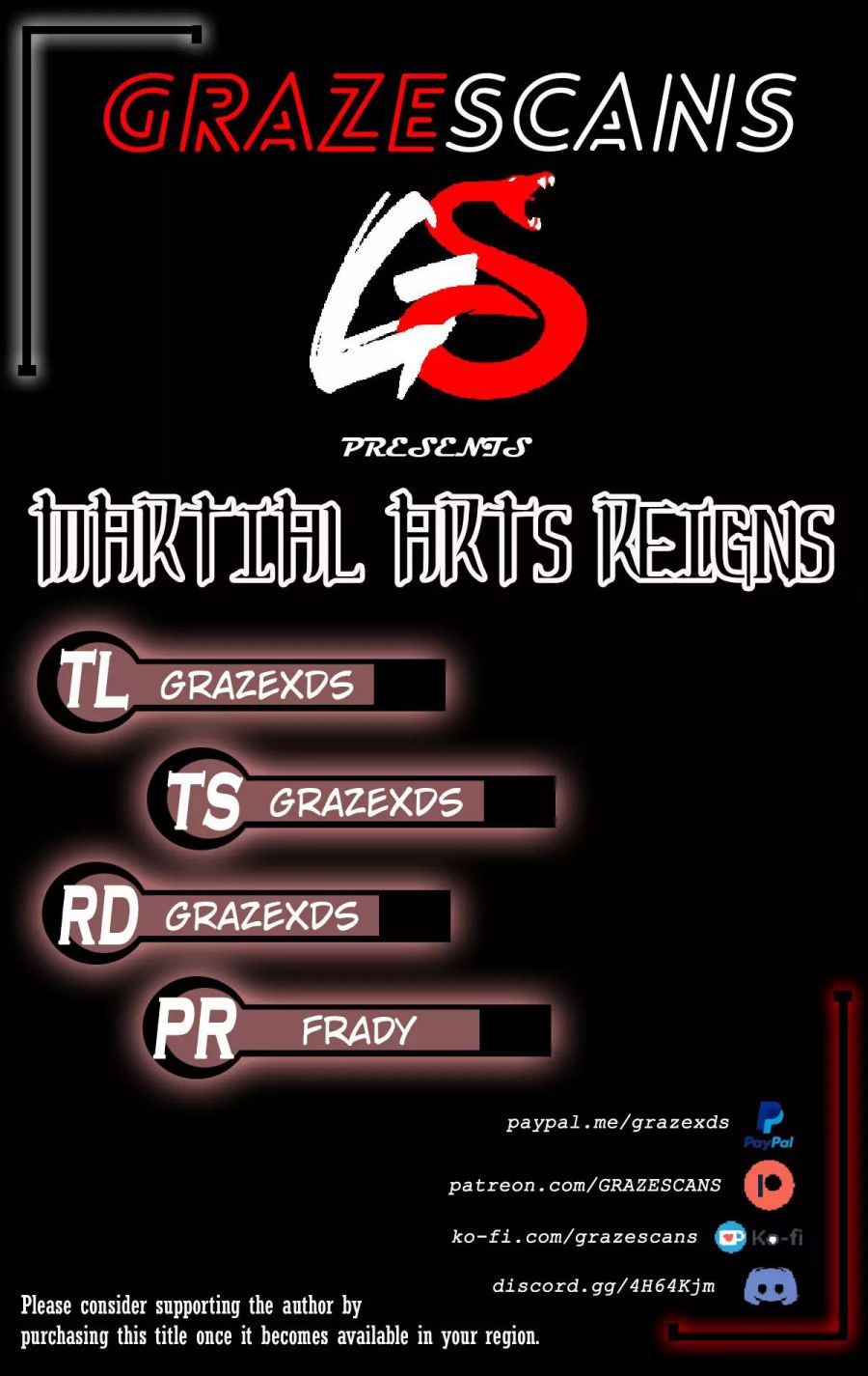 Martial Arts Reigns - Chapter 195 Page 1